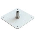 Seaview Starlink Adapter Plate f24 KVH Domes wStarlink Stainless Steel 114 Threaded Adapter  Stainless Steel Fixed Base