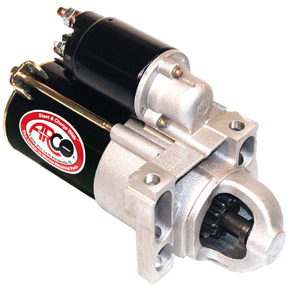 ARCO Marine Top Mount Inboard Starter wGear Reduction  Counter Clockwise Rotation 30462