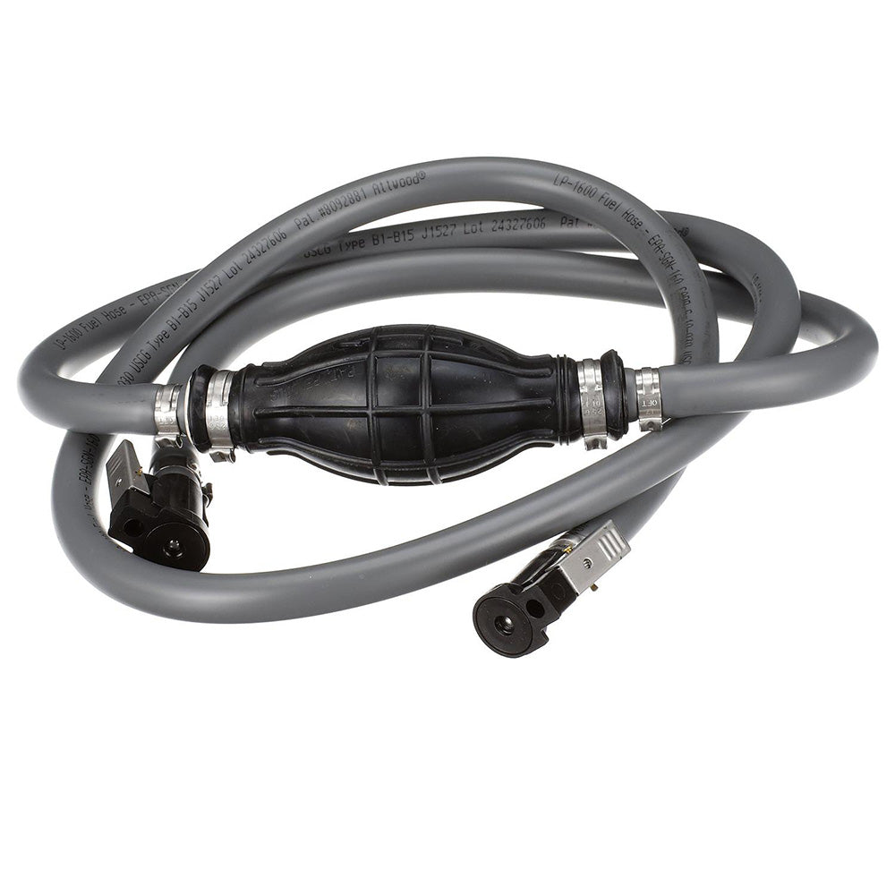 Attwood JohnsonEvinrude Fuel Line Kit  38 Diameter x 6 Length No Tank Fitting 93806ELP7