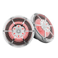 DS18 HYDRO 10 2Way Speakers wBullet Tweeter  Integrated RGB LED Lights  White NXL10MWH