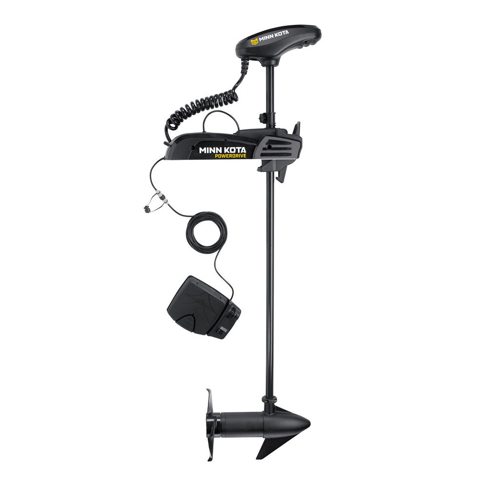Minn Kota Pontoon PowerDrive 55 Trolling Motor wFoot Pedal  12V  55LB  48 1358455