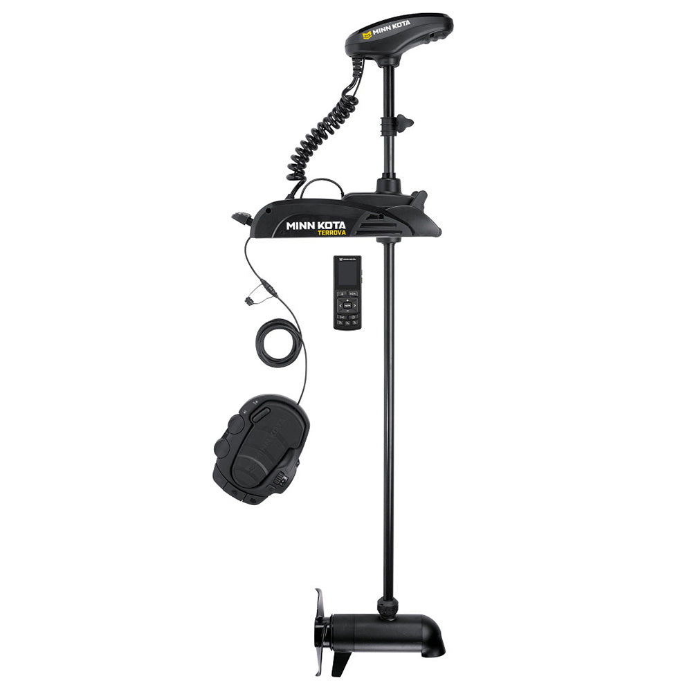 Minn Kota Terrova 112 Trolling Motor wWireless Remote  Dual Spectrum CHIRP  36V  112LB  60 1358310